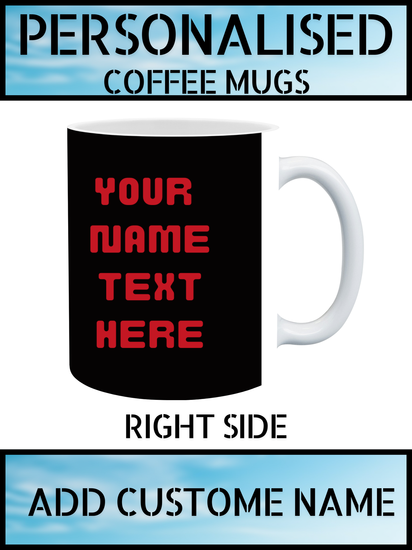Cheap Personalised Coffee Mug – Just £5