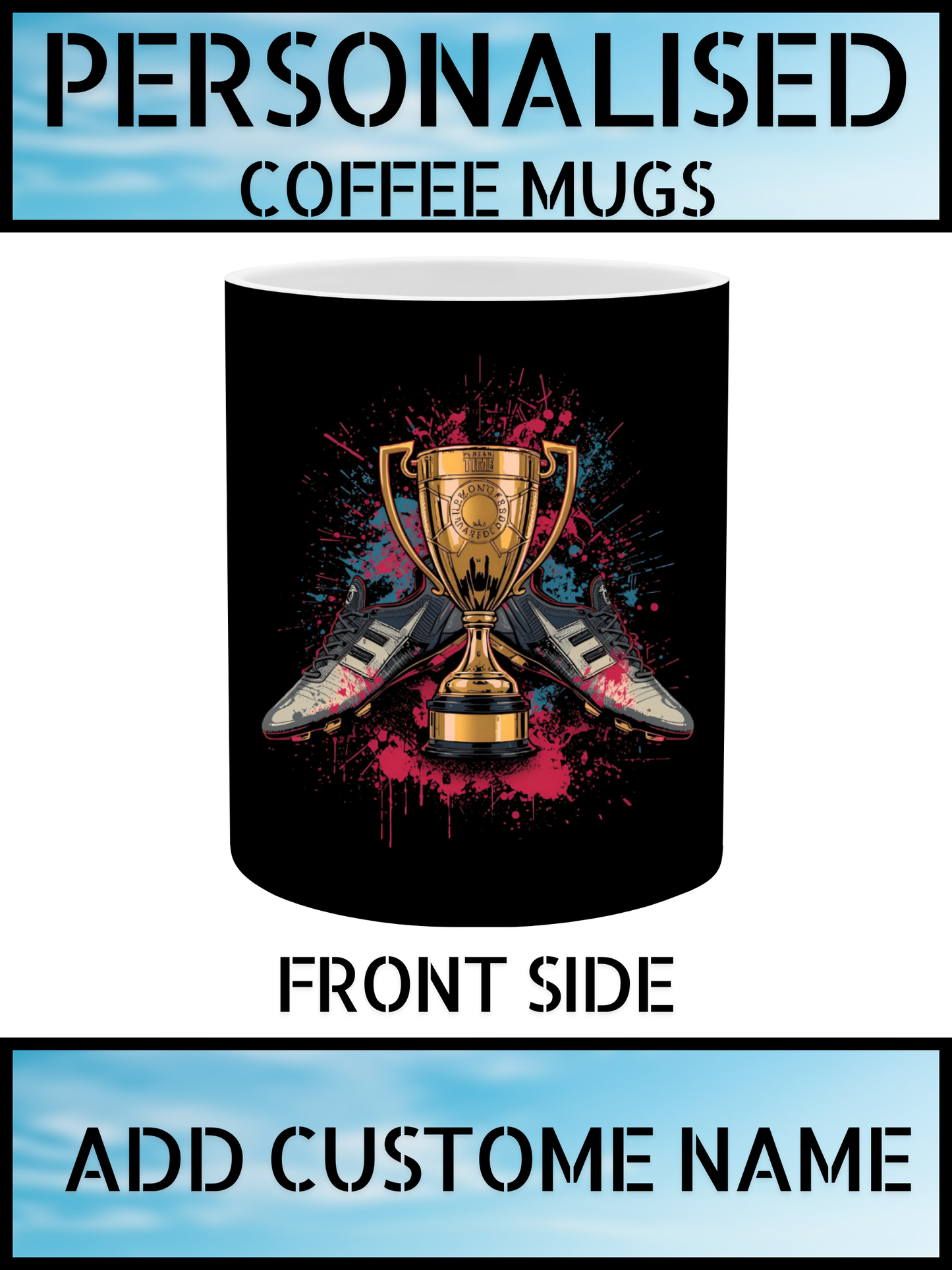 11oz Best Quality Ceramic Coffee Mug with Name Print