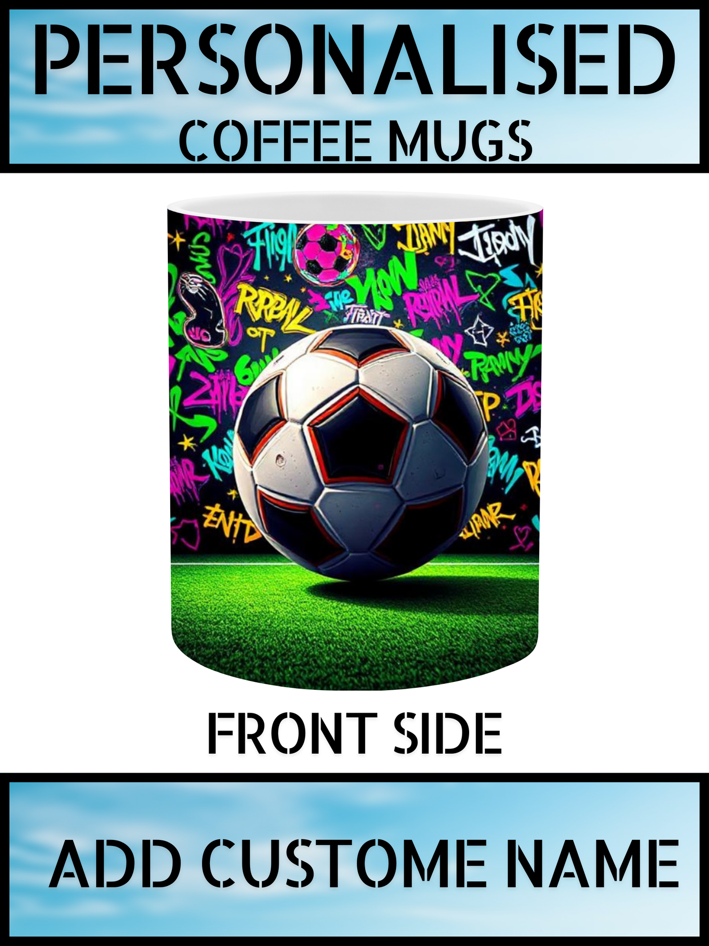 Personalised Mugs UK – Custom Coffee Cups for Football Fans