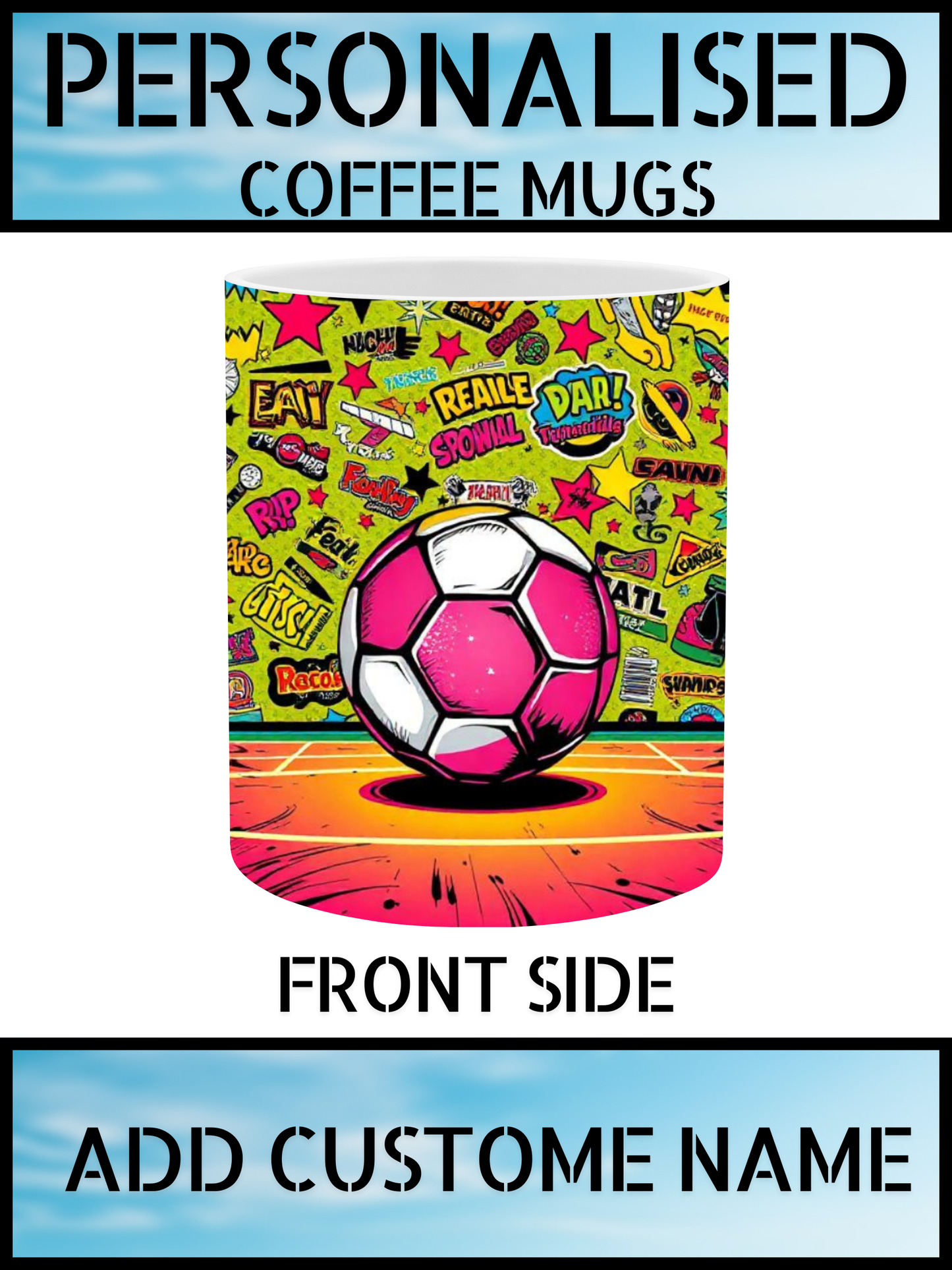 Shop All Mugs – Football Print Name | UK Online Supplier