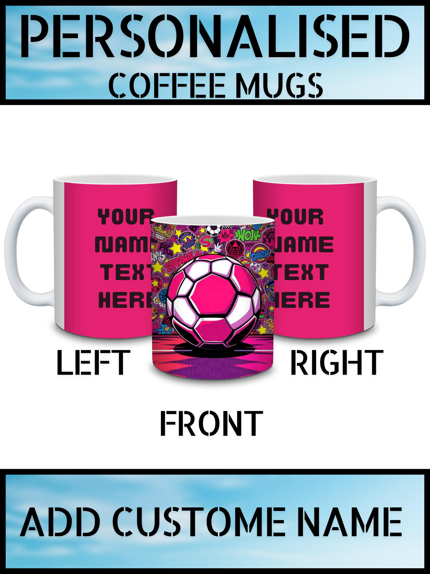 Personalised Mugs – Custom Coffee & Tea Cups | NKB London UK Ltd