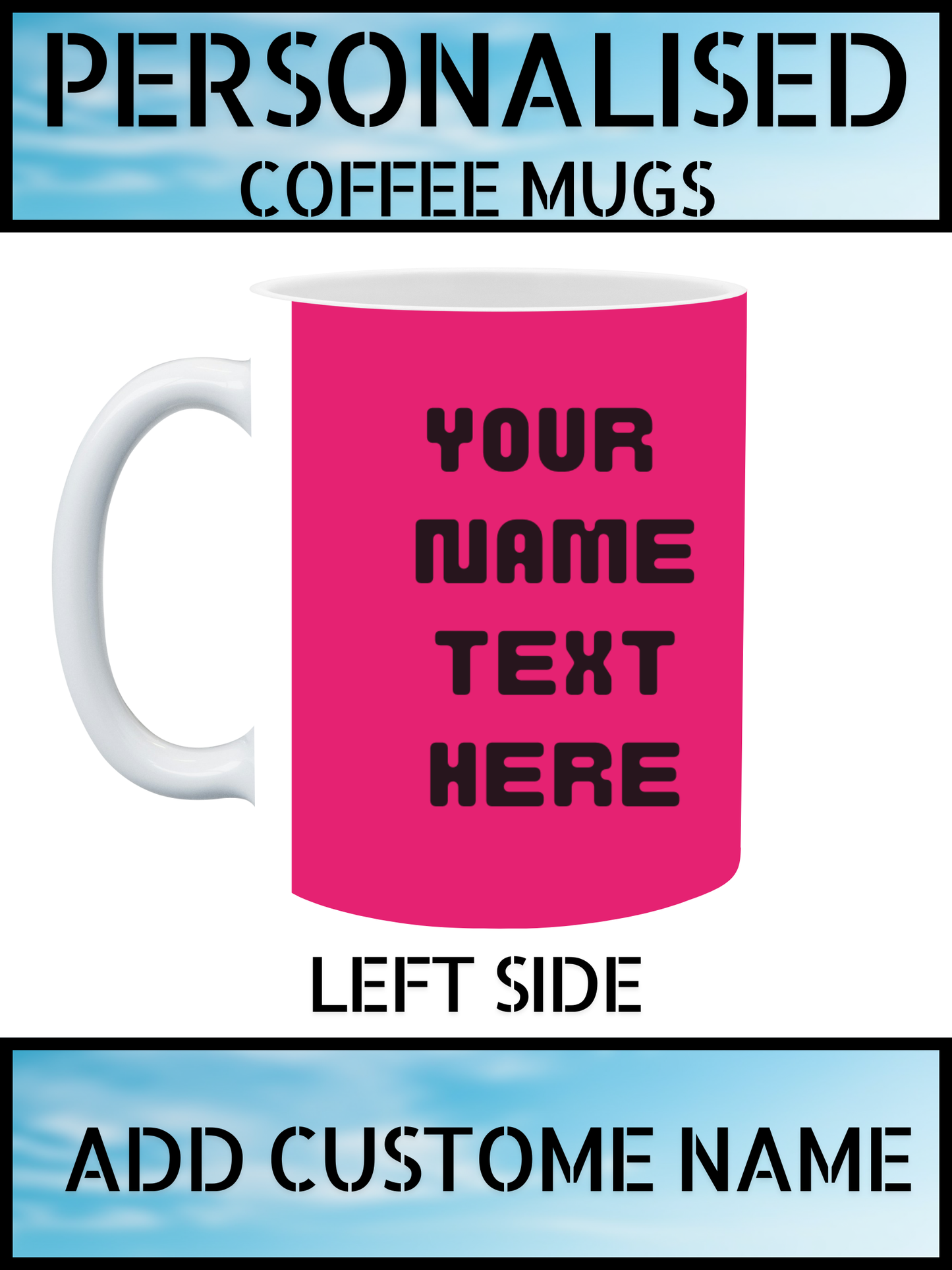 Personalised Mugs – Custom Coffee & Tea Cups | NKB London UK Ltd