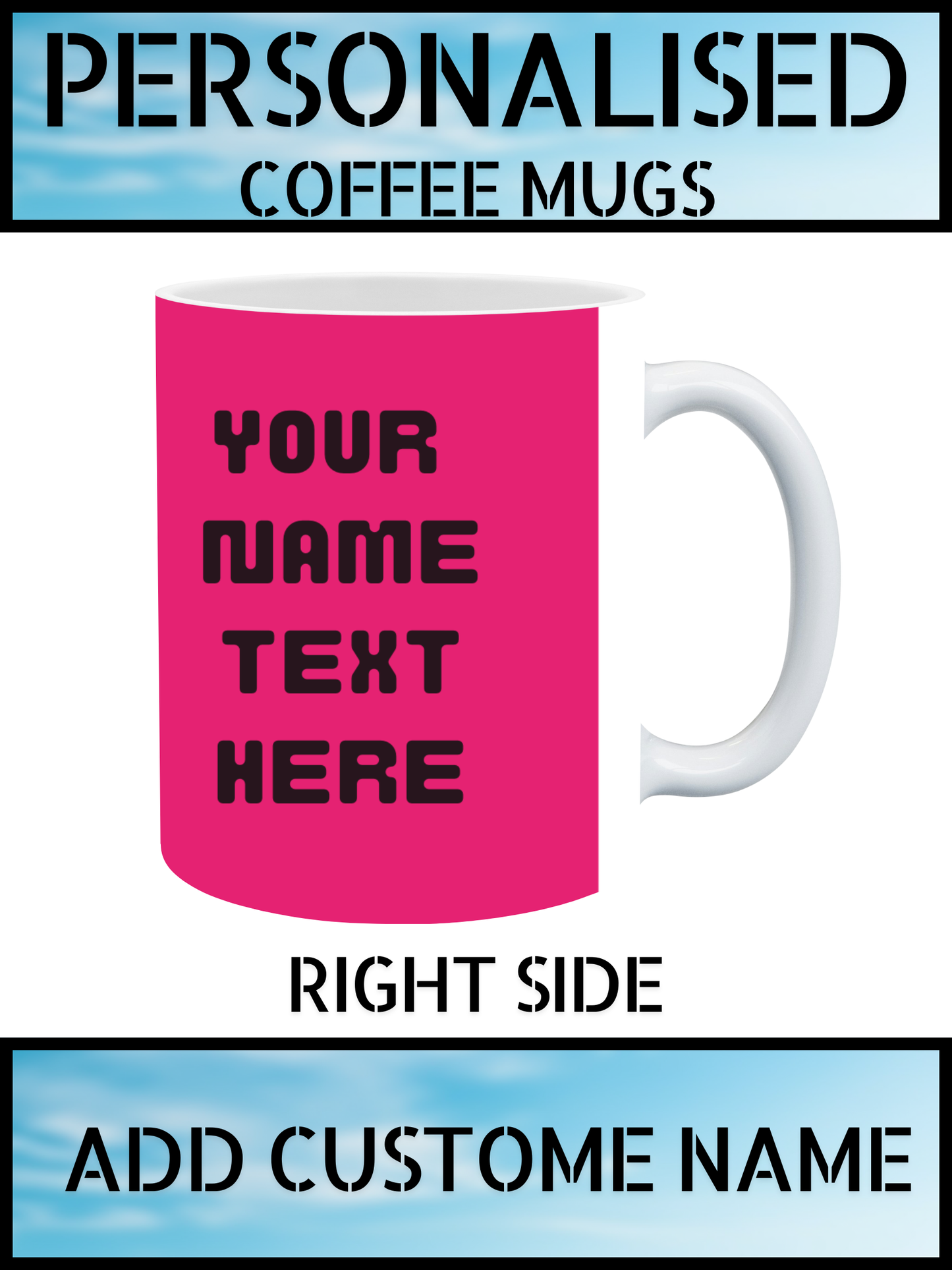 Personalised Mugs – Custom Coffee & Tea Cups | NKB London UK Ltd