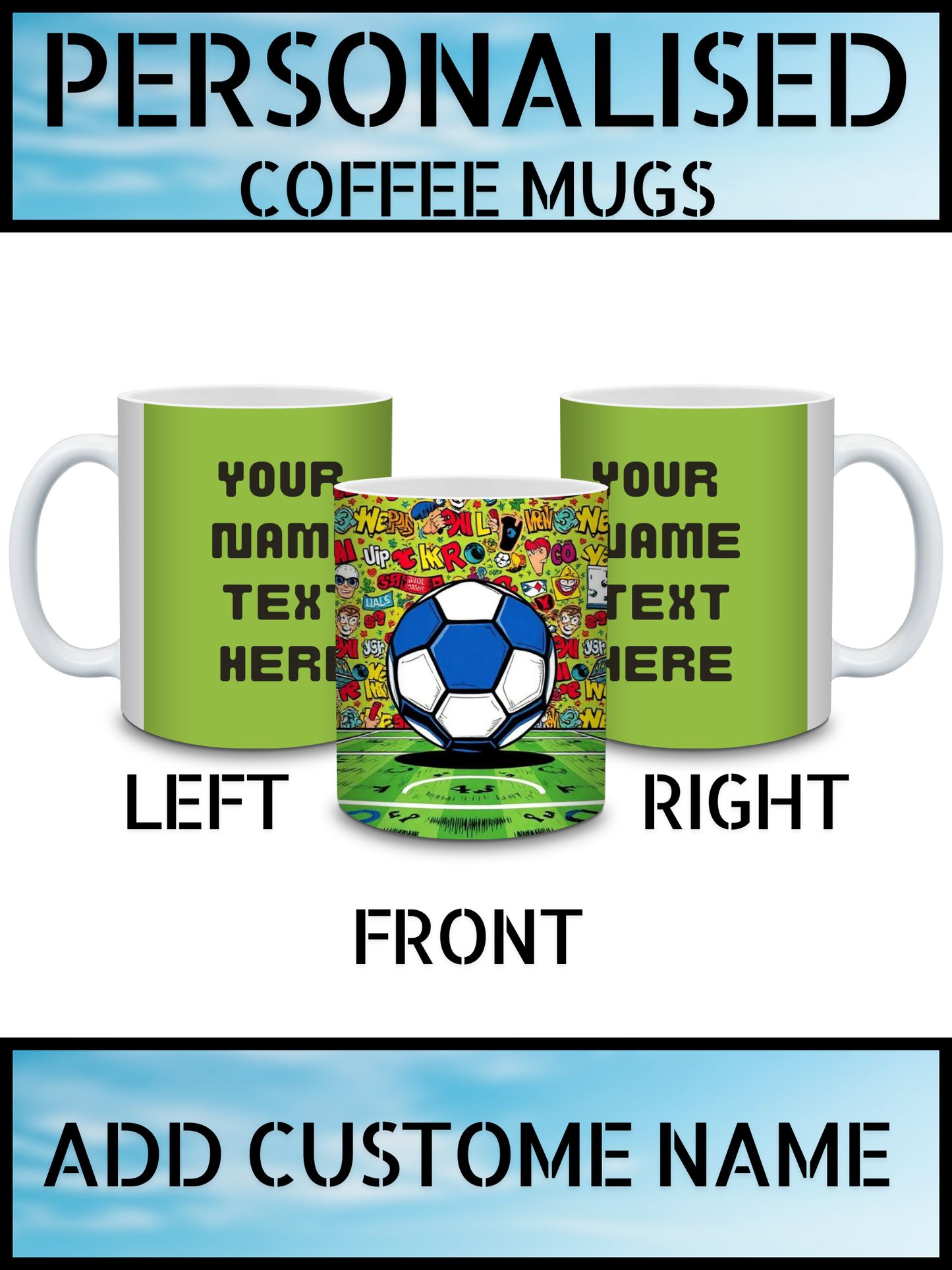 Best Value 11oz Ceramic Mugs – Personalised Name | NKB London