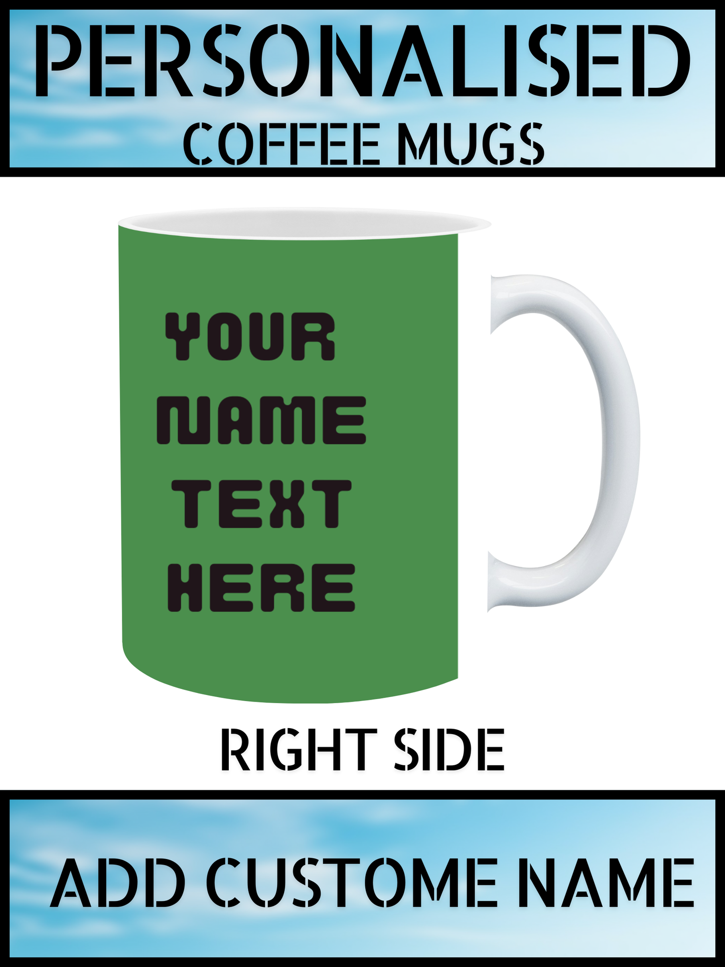 Football Design Mug – Personalised Gifts for Him | Best Value