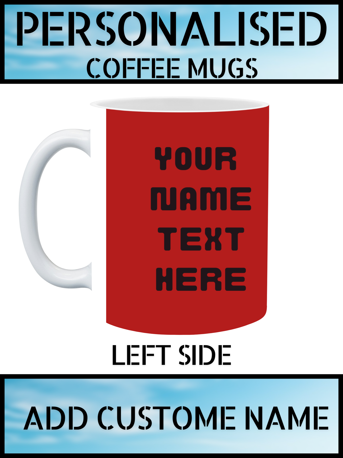 Personalised Mugs for Sale – Coffee & Tea Mugs | London Seller
