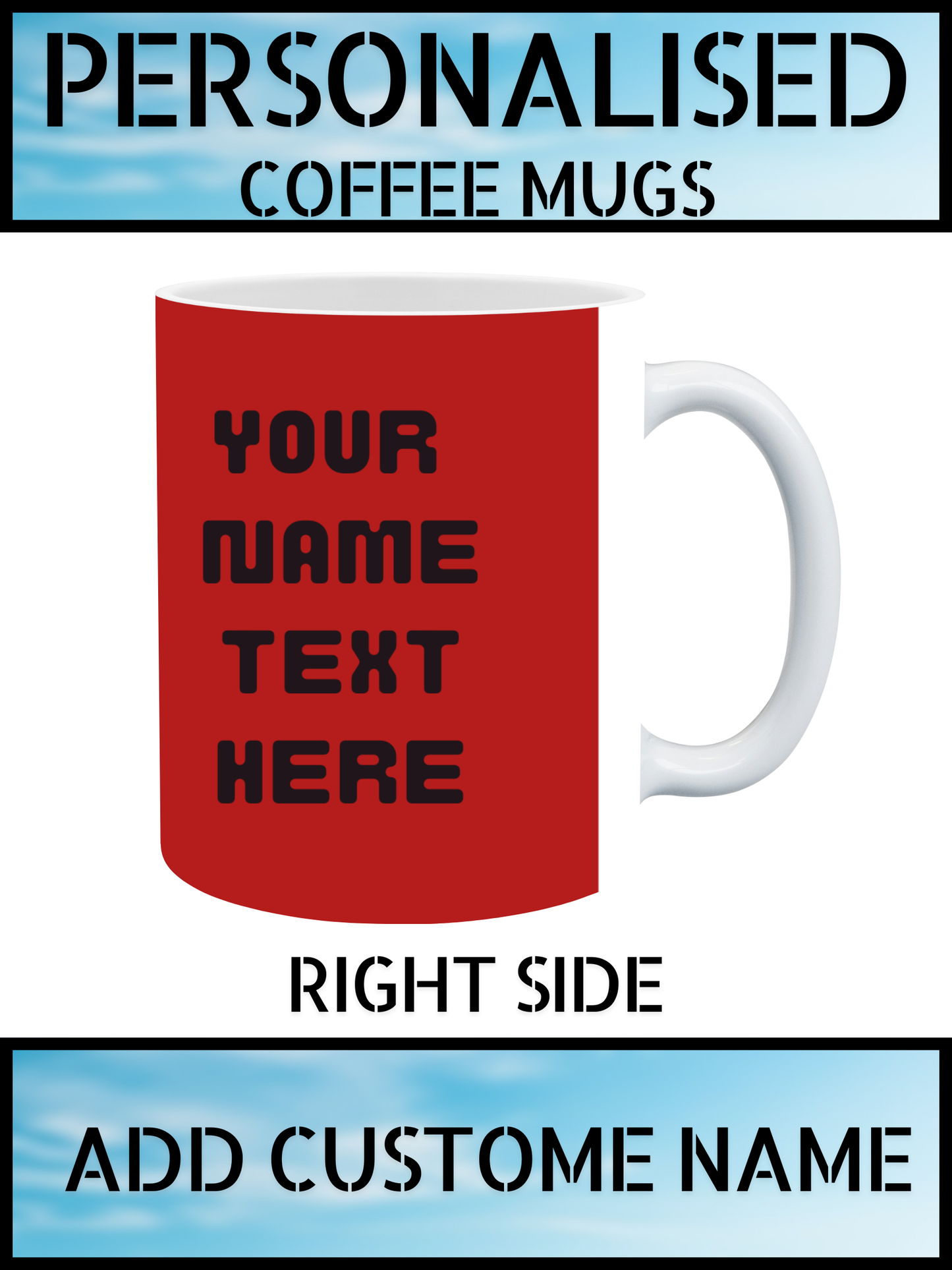Personalised Mugs for Sale – Coffee & Tea Mugs | London Seller