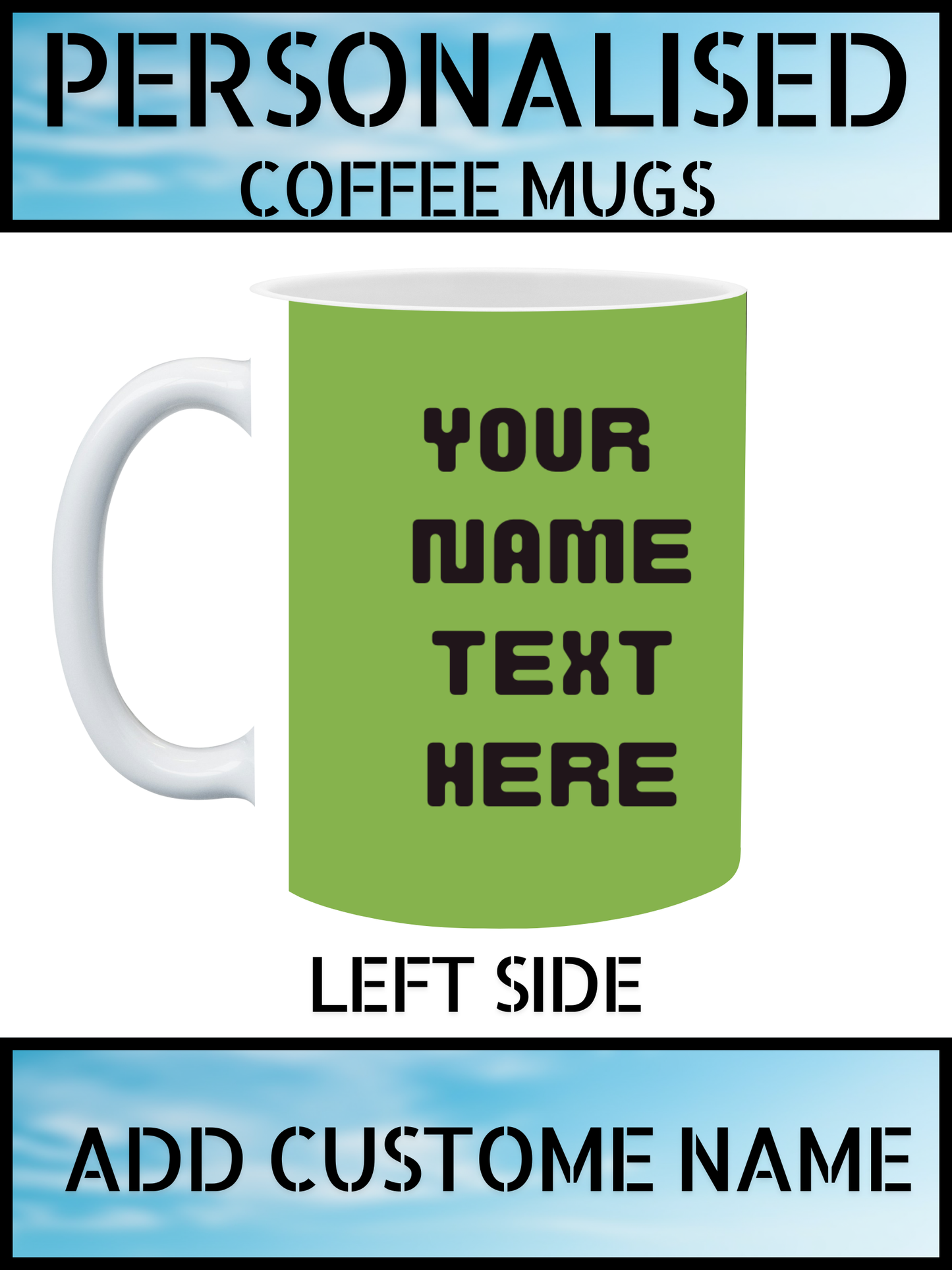 Tea & Coffee Mug – Personalised | Custom Name Print | Best Value