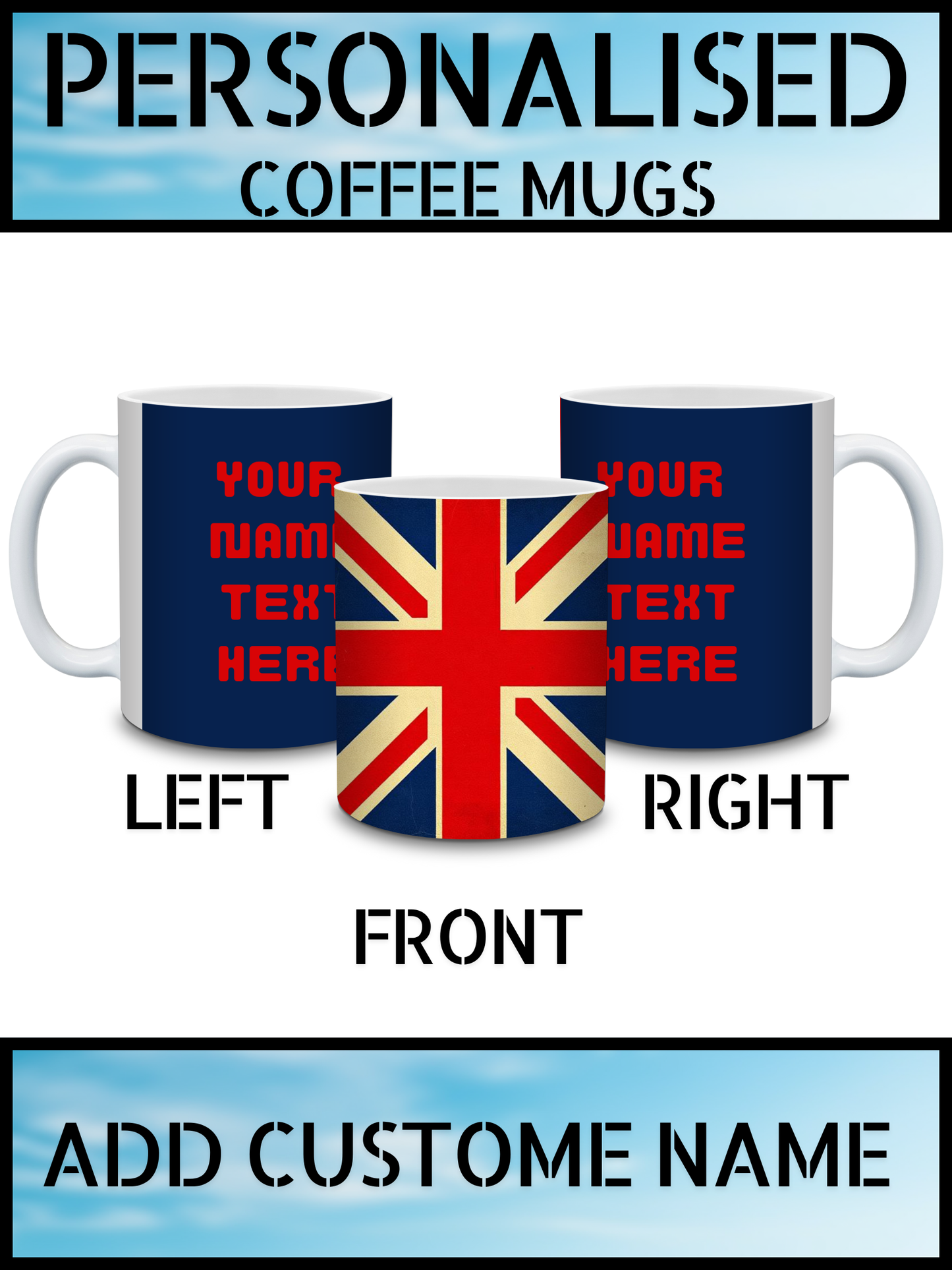 Value for Money Coffee Mugs UK – Online Printable Custom Name