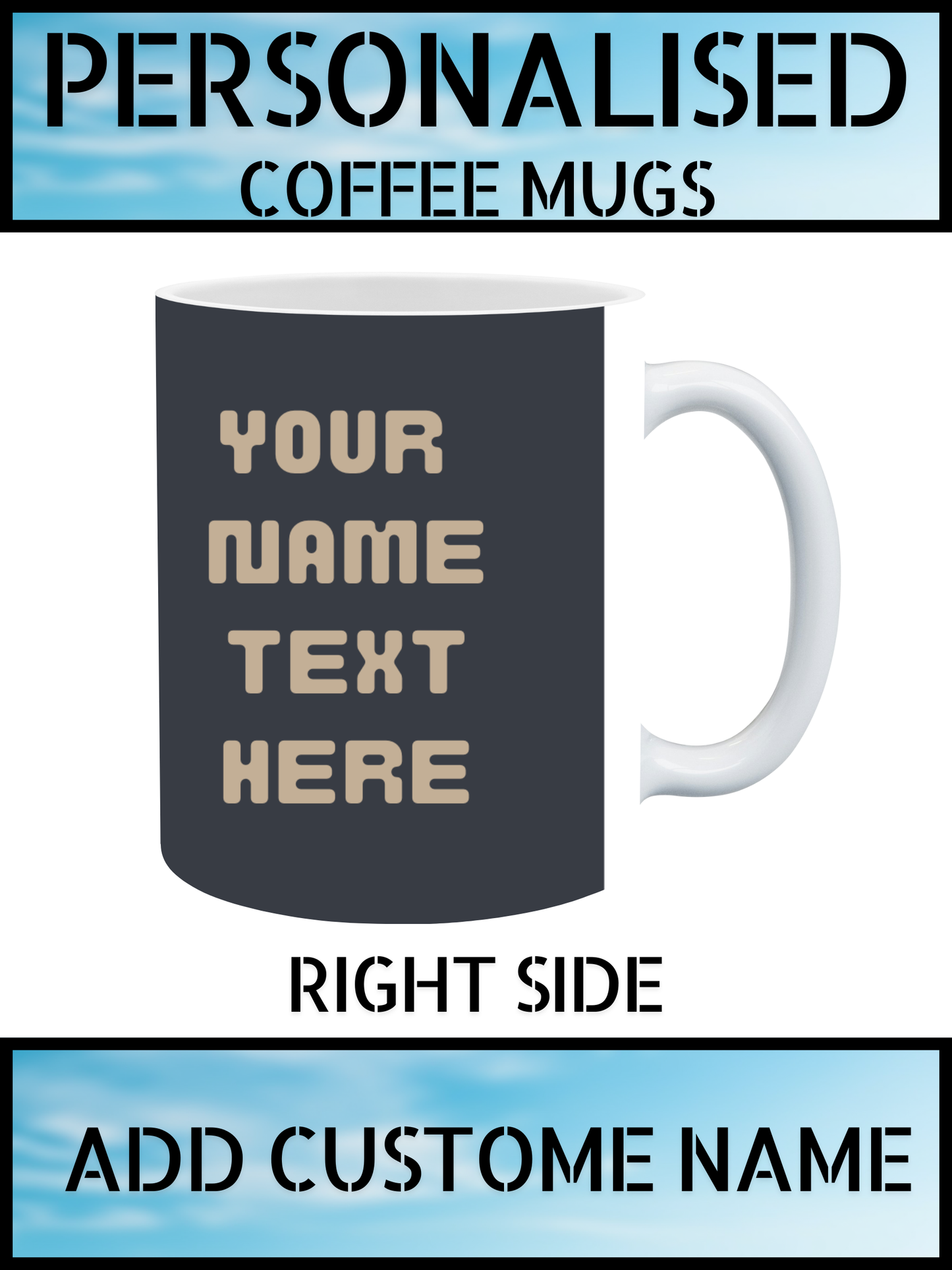 Union Jack Mug – Personalised Coffee Cup UK | NKB London