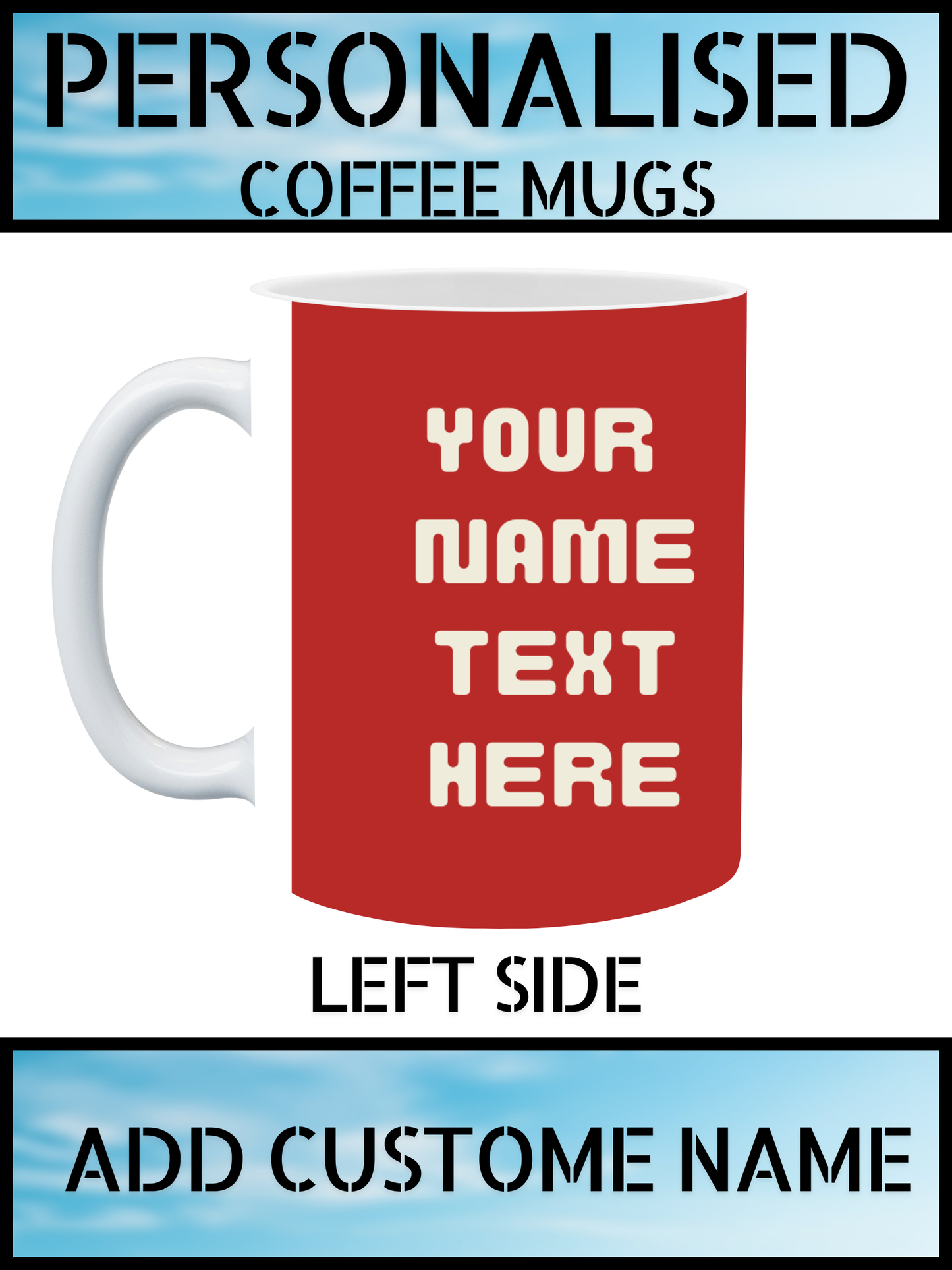 Personalised Union Jack Coffee Mug – UK Printed | NKB London