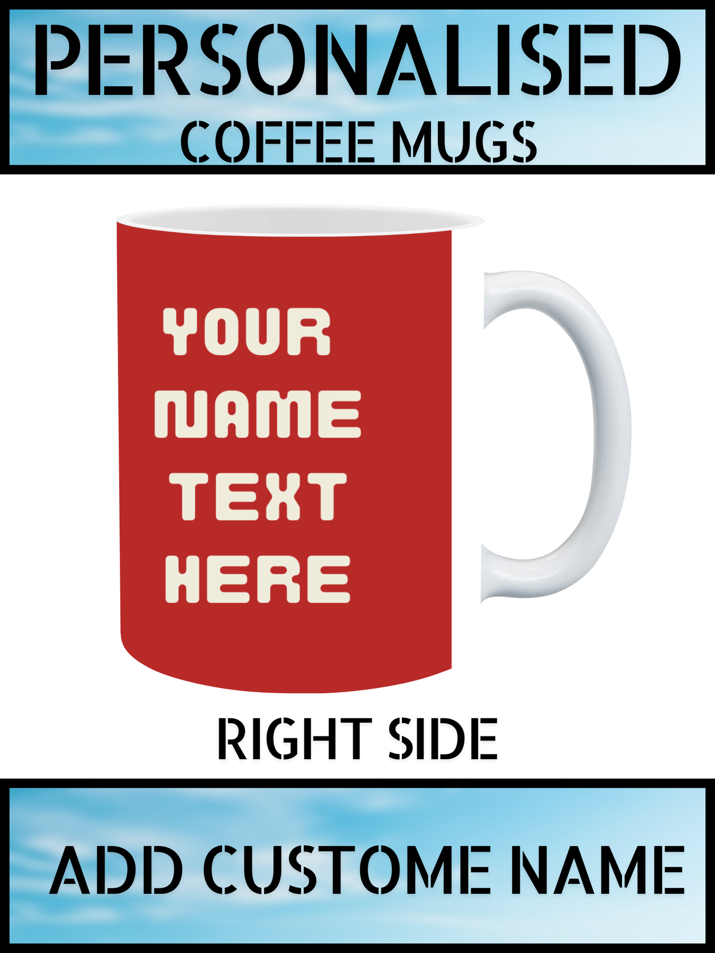 Personalised Union Jack Coffee Mug – UK Printed | NKB London