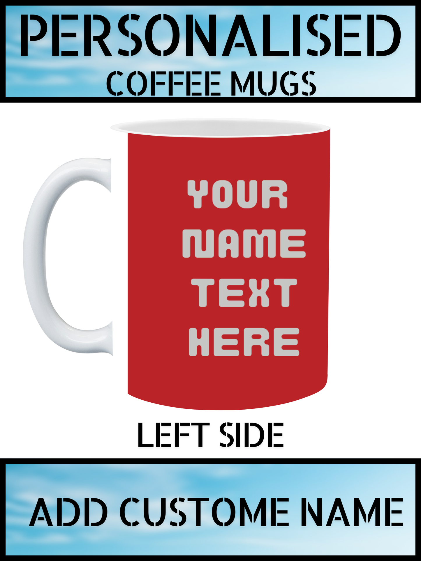 Union Jack Flag Mug – Personalised British Coffee Cup | NKB London
