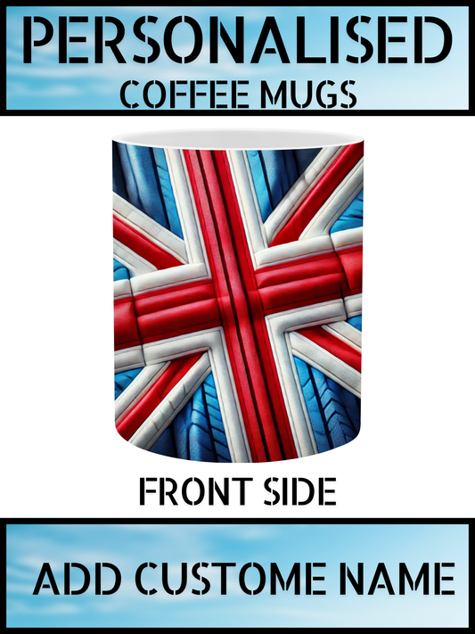 Union Jack Flag Mug – Personalised British Coffee Cup | NKB London