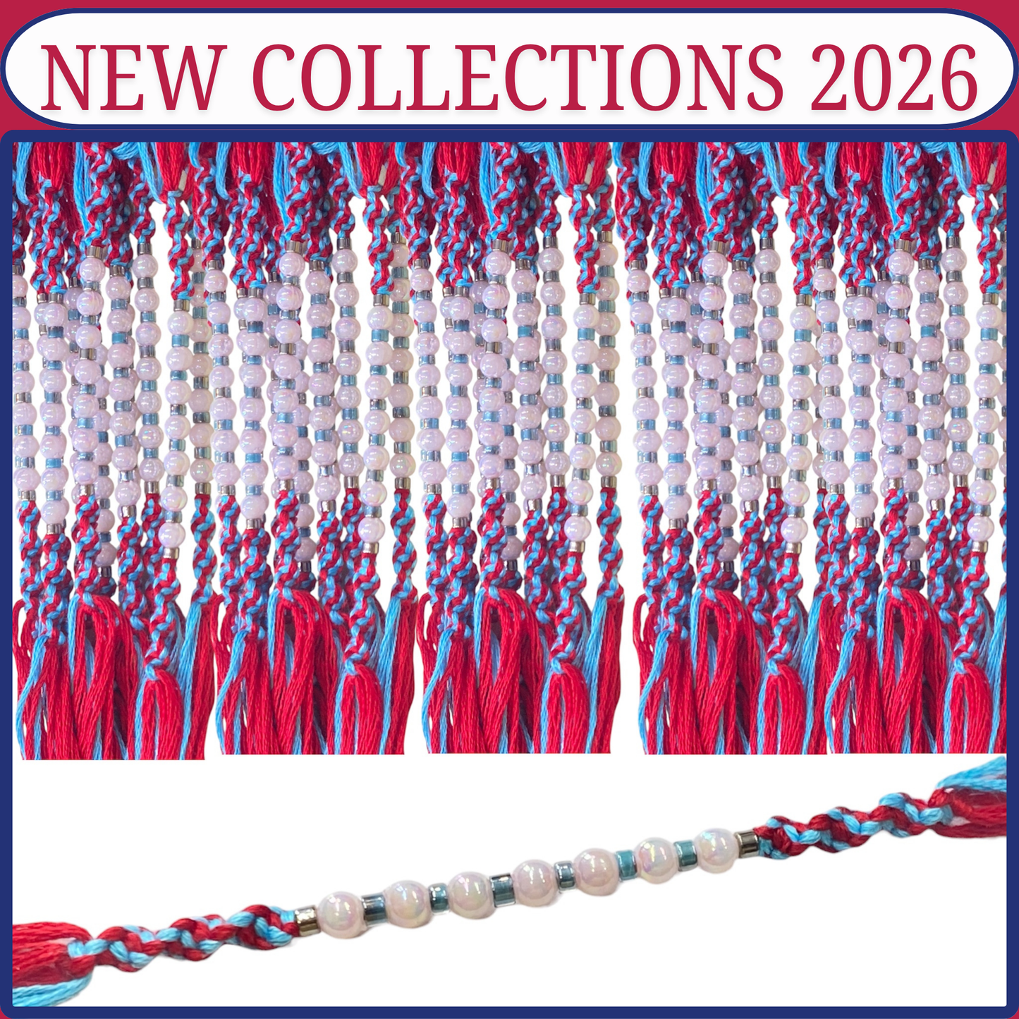 Designer Fancy Beaded Rakhi Thread [NK022]