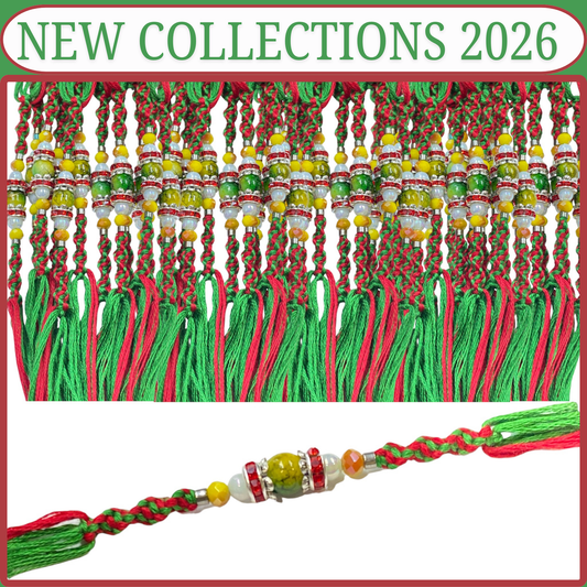Designer Fancy Beaded Rakhi Thread [NK023]