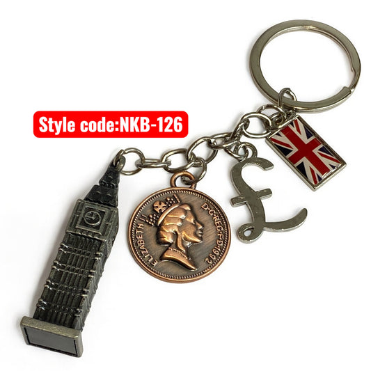 London Souvenir Keyrings | Keychains | Style Code NKB-126