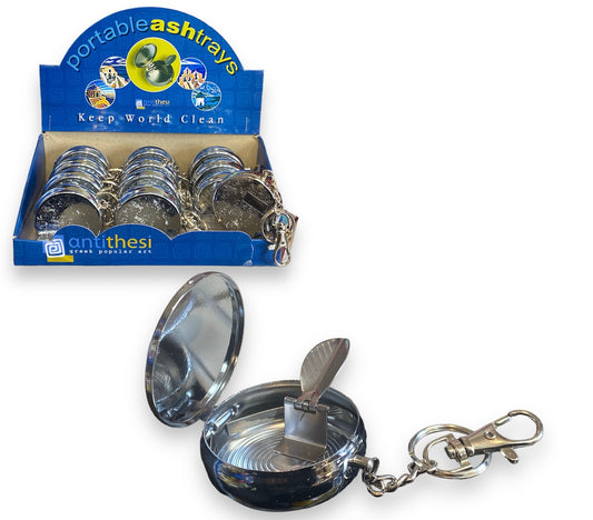 Metal Pocket Portable keyring ashtray