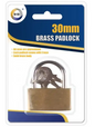 Brass padlock 30mm