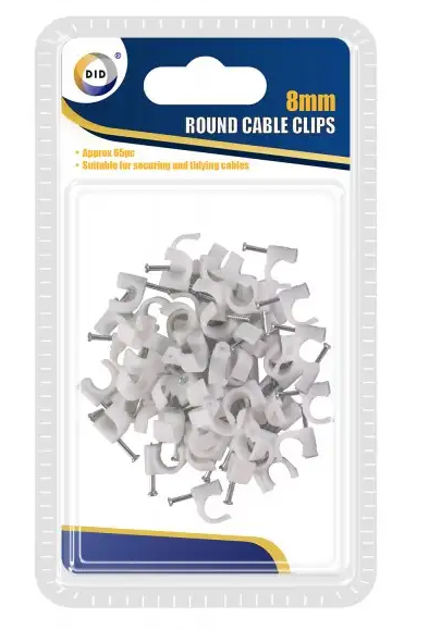 Cable clip/clips round cable clip