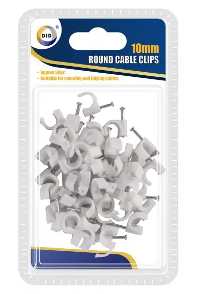 Cable clip/clips round cable clip