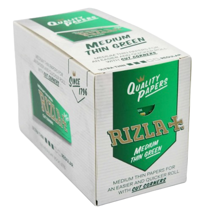 RIZLA GREEN ROLLING PAPER