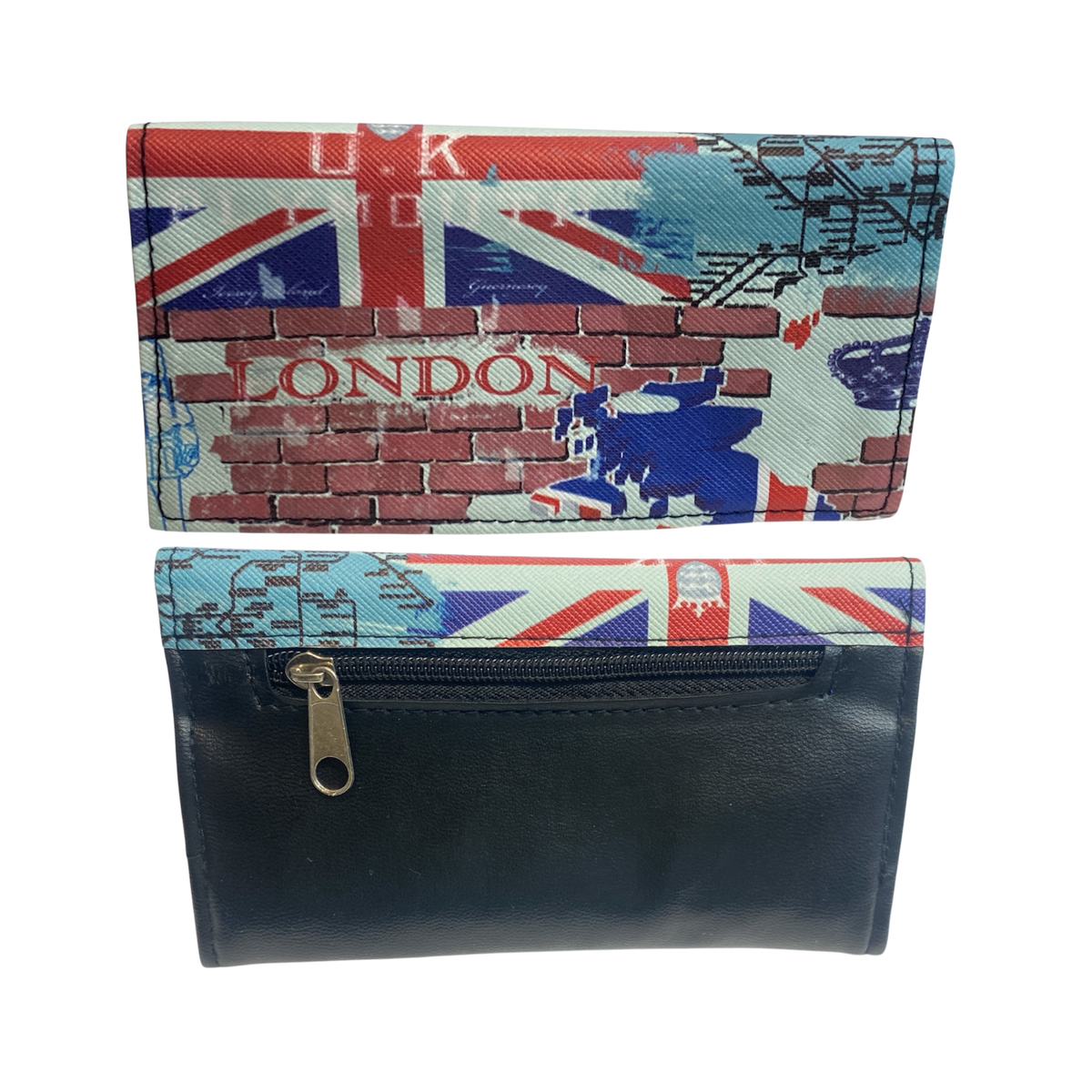 Printed PU Leather Pouch Wallet – TP004
