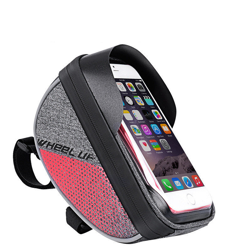 Bicycle Bag, Touch Screen Phone Bag, Mountain Bike Front Beam Bag, Cycling Bag, Handlebar Bag