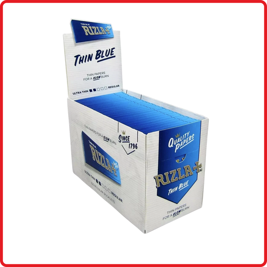 Rizla Blue Regular Rolling Papers – Full Box of 100 Booklets